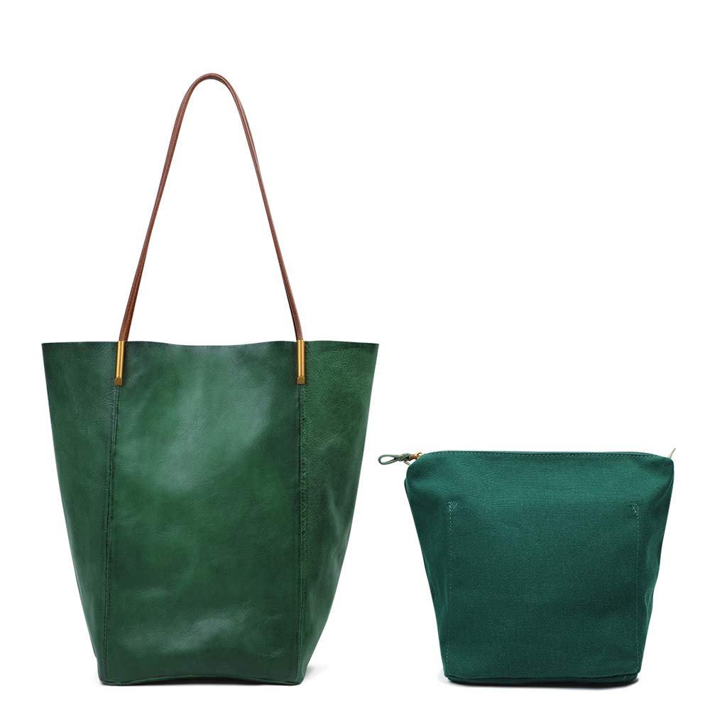 Vintage Handmade Women's Soft Full Leather Tote Bag - Large Capacity Top Handle Satchel Purse for Women | Perfect for Work, Travel & Everyday Use