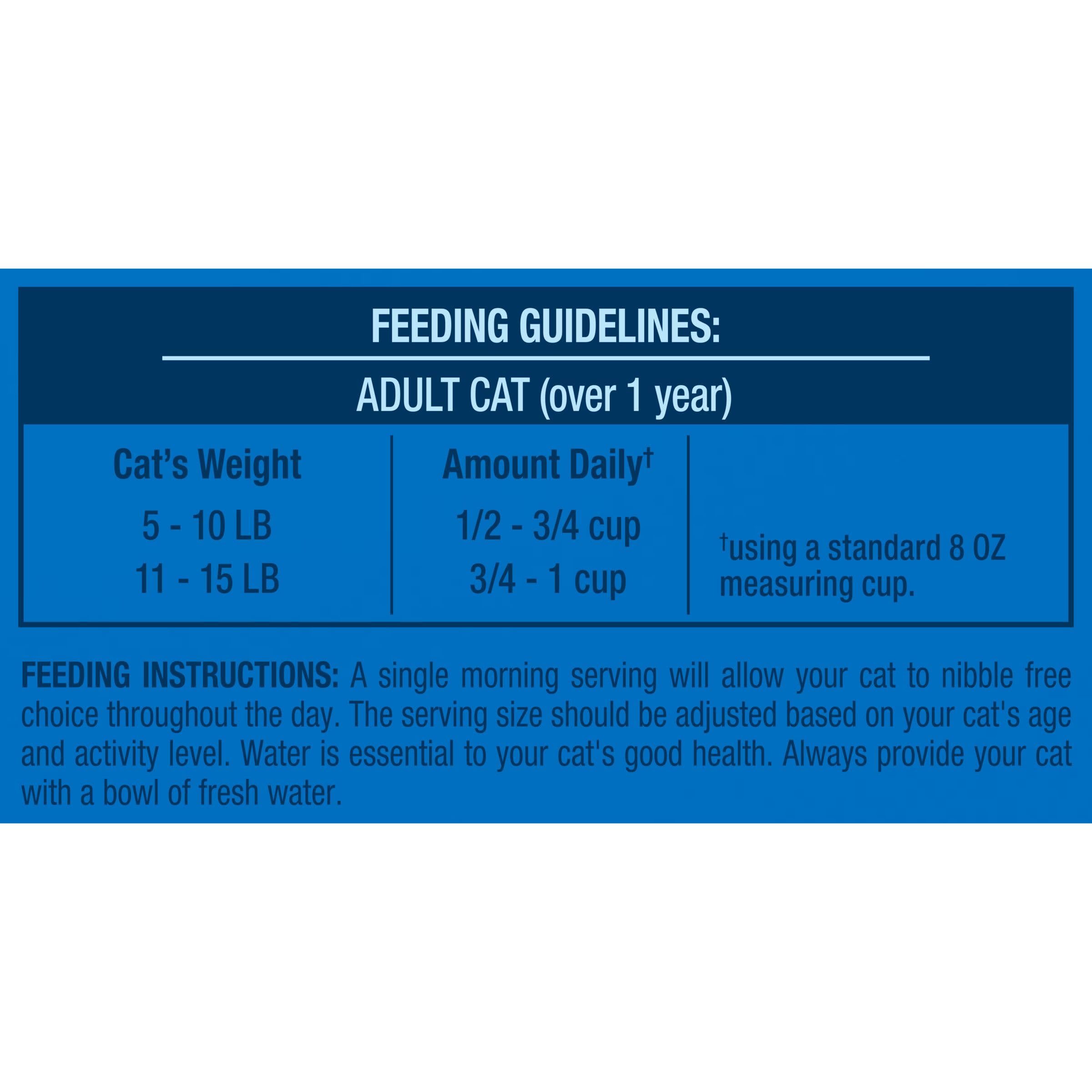 9Lives Daily Essentials Dry Cat Food - Chicken, Beef & Salmon Flavors, 28 lb Bag - High Protein Cat Kibble for Adult Cats - Perfect for Multi-Cat Households & Long-Term Feeding