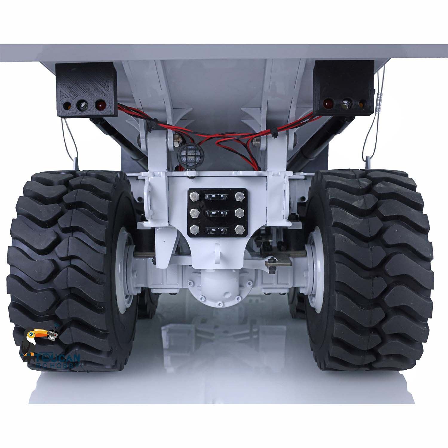 1/14 Scale Metal Hydraulic 6x6 RC Articulated Dump Truck - Engineering Vehicle Model with Motor, ESC & LED Lights - Perfect for Construction Site Play, Collecting & STEM Learning