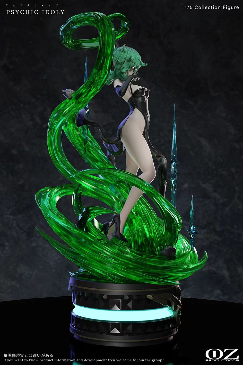OZ Productions Tatsumaki Psychic Idoly Anime Figure - Psychic Power Doll Collectible for Anime Fans | Perfect for Display, Cosplay, and Gift Giving