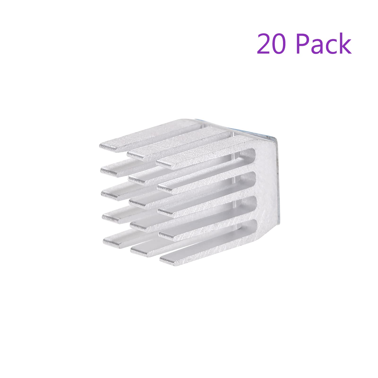 DMiotech 20 Pack 9x9x12mm Aluminum Alloy Heatsink for 3D Printer Motherboard Cooling - High-Performance Heat Dissipation with Pre-Applied Thermal Paste - Perfect for DIY Electronics, Raspberry Pi, and PCB Cooling Projects