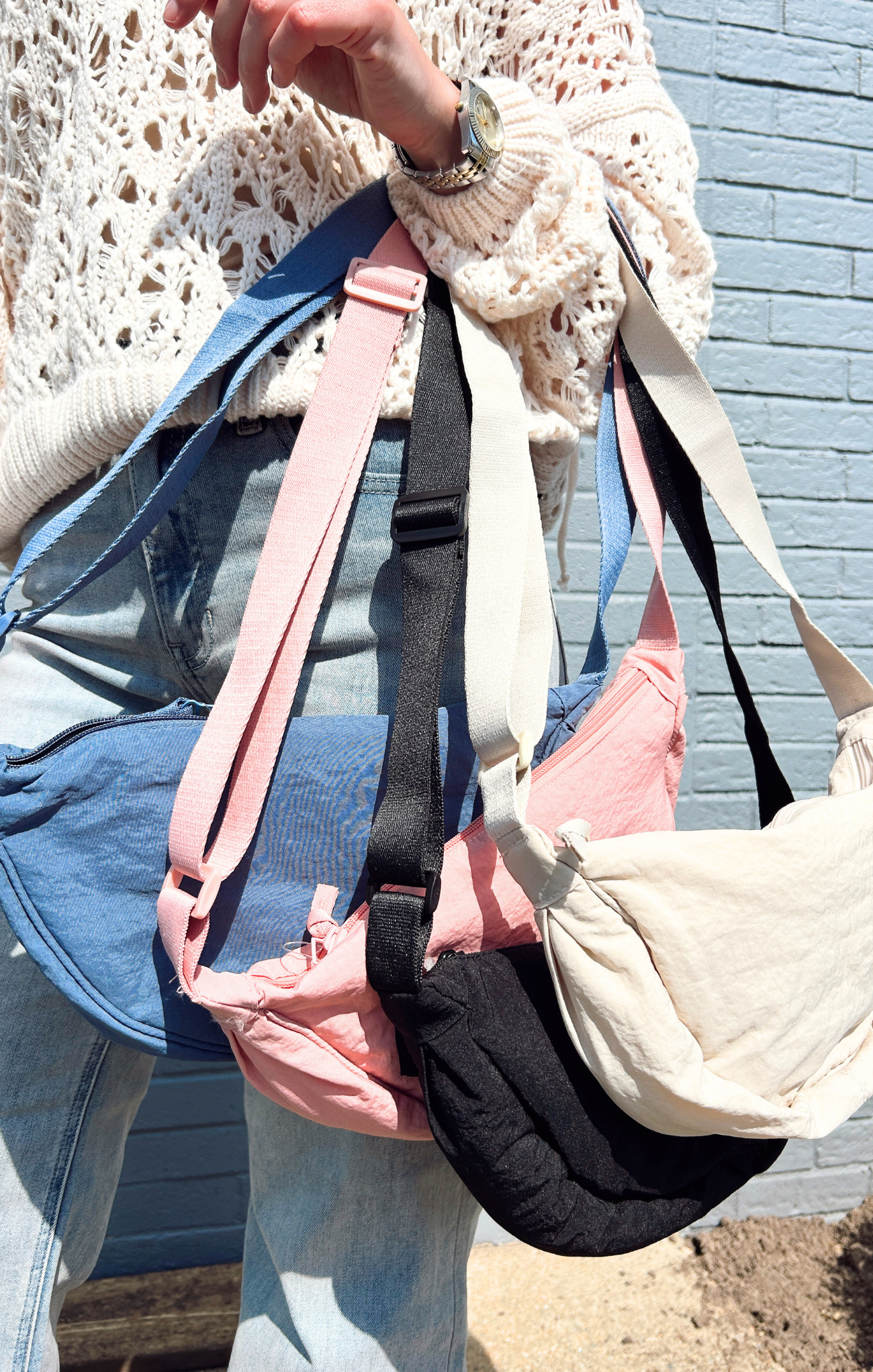 Mini Nylon Crossbody Sling Bag for Women - Lightweight & Water-Resistant - Perfect for Travel, Gym, and Everyday Use