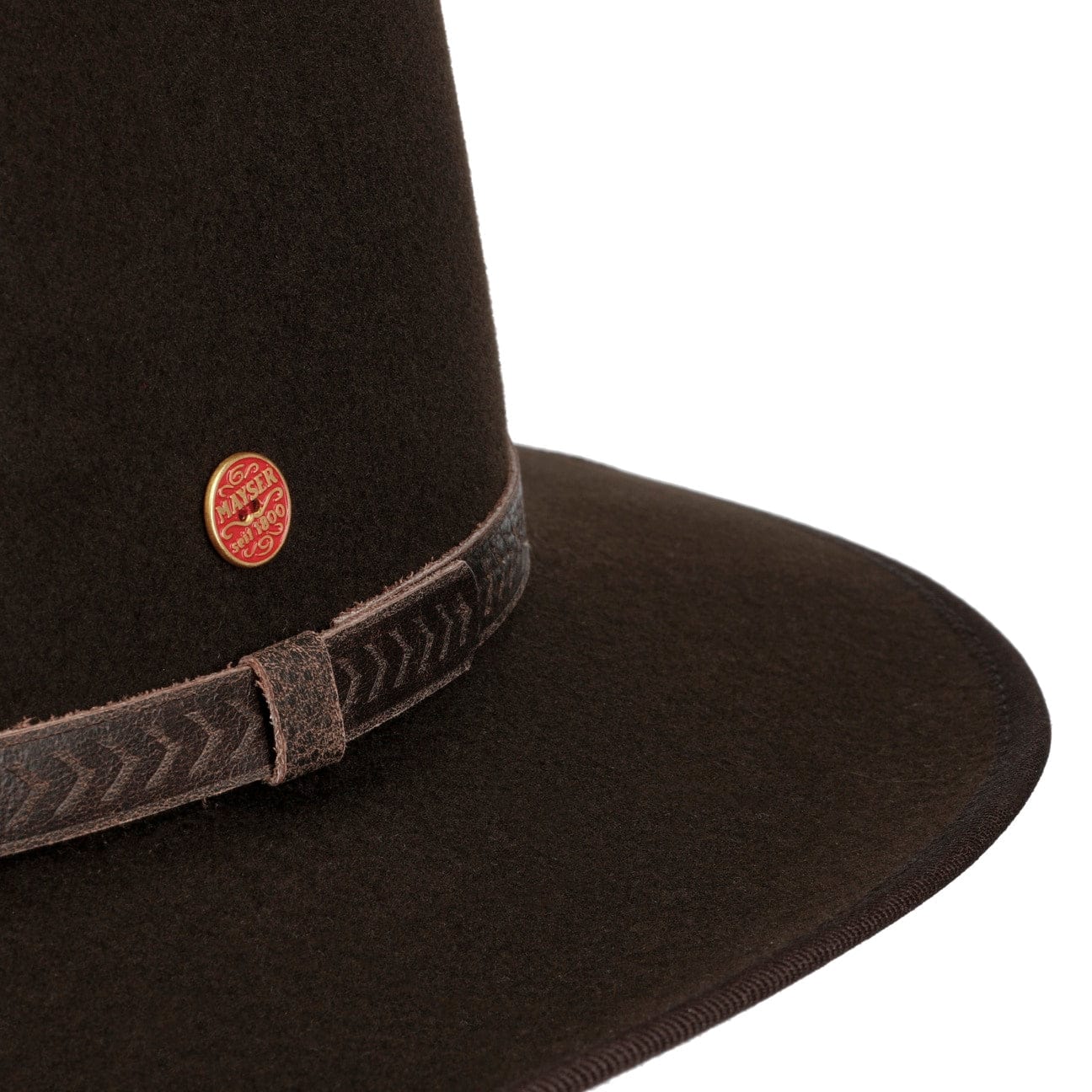 Authentic Lubbock Cowboy Hat by Mayser - Western Style Felt Hat for Men & Women - Perfect for Rodeo, Country Music Festivals & Outdoor Adventures
