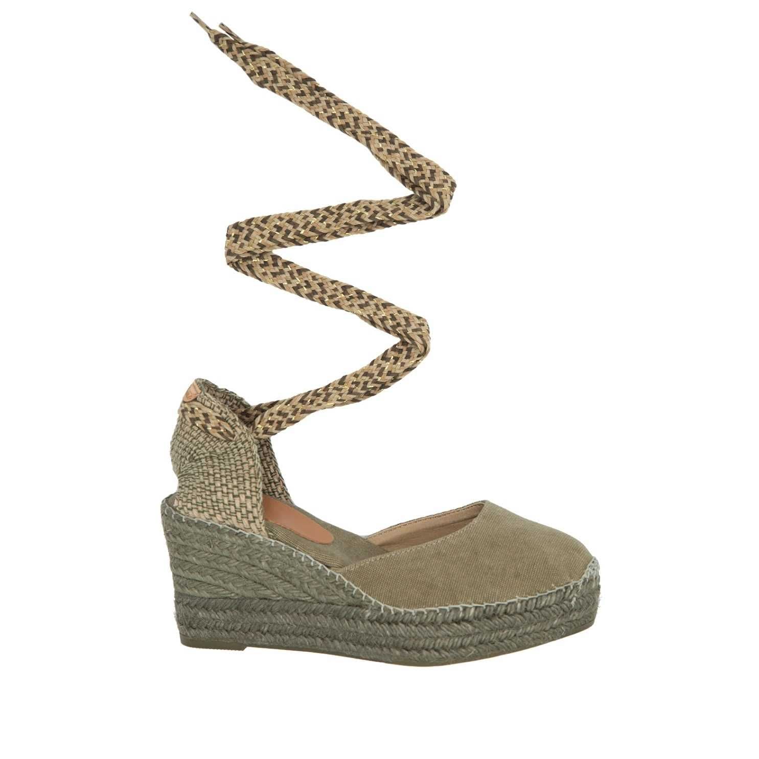 Women's Comfortable High Heel Wedge Espadrille Sandals - Lisboa Summer Fashion Shoes for Beach, Party & Casual Wear