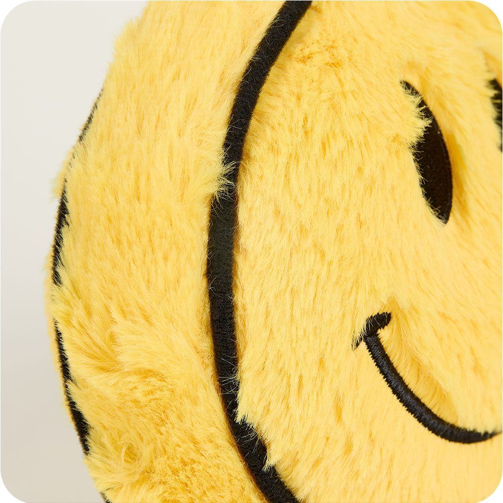 Smiley Face Warmies Junior - Microwaveable Plush Heating Pad for Kids - Perfect for Soothing Aches, Stress Relief & Comfort at Home or Travel