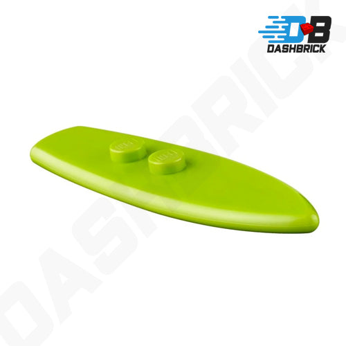 LEGO Minifigure Accessory - Lime Green Surfboard [90397] | Compatible with LEGO Sets | Perfect for Beach & Summer Scenes