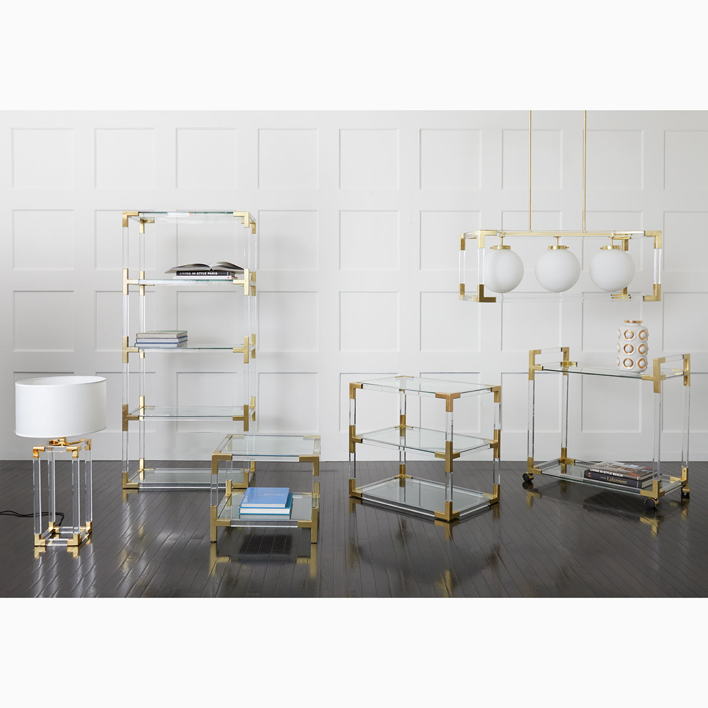 Jacques Column Table Lamp Set - Modern LED Desk Lamp with Adjustable Brightness for Living Room, Bedroom & Office - Stylish Home Decor Lighting