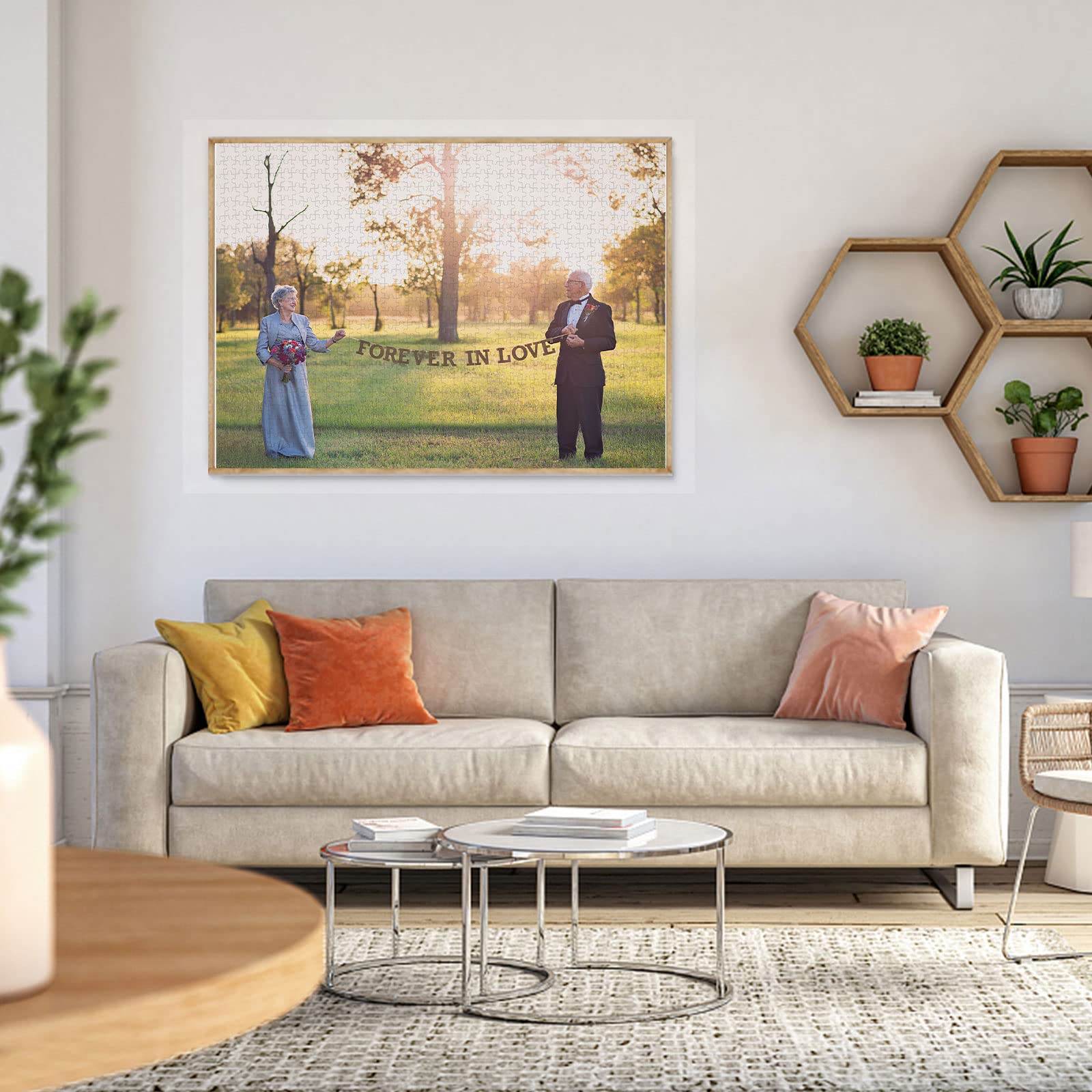 500/1000/2000 Piece Custom Photo Puzzle - Personalized Jigsaw Puzzles from Your Pictures - Perfect Gift for Adults, Teens & Kids - Birthday, Wedding & Family Occasions - Great for Home Decor, Family Bonding & Stress Relief (1000PCS)