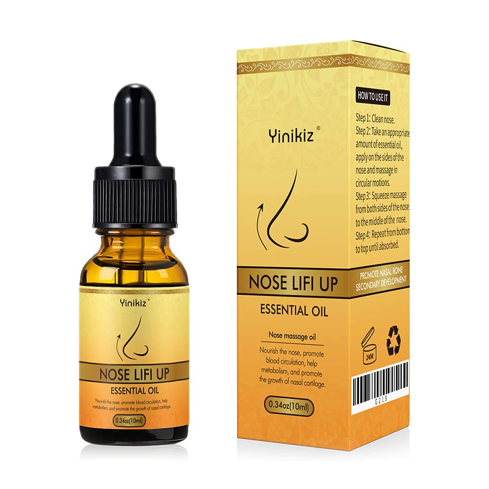Nose Up Essential Oil - Natural Nasal Care & Massage Oil for Heightening Nose Bridge | Relieves Congestion & Enhances Facial Contour - Perfect for Daily Skincare & Relaxation