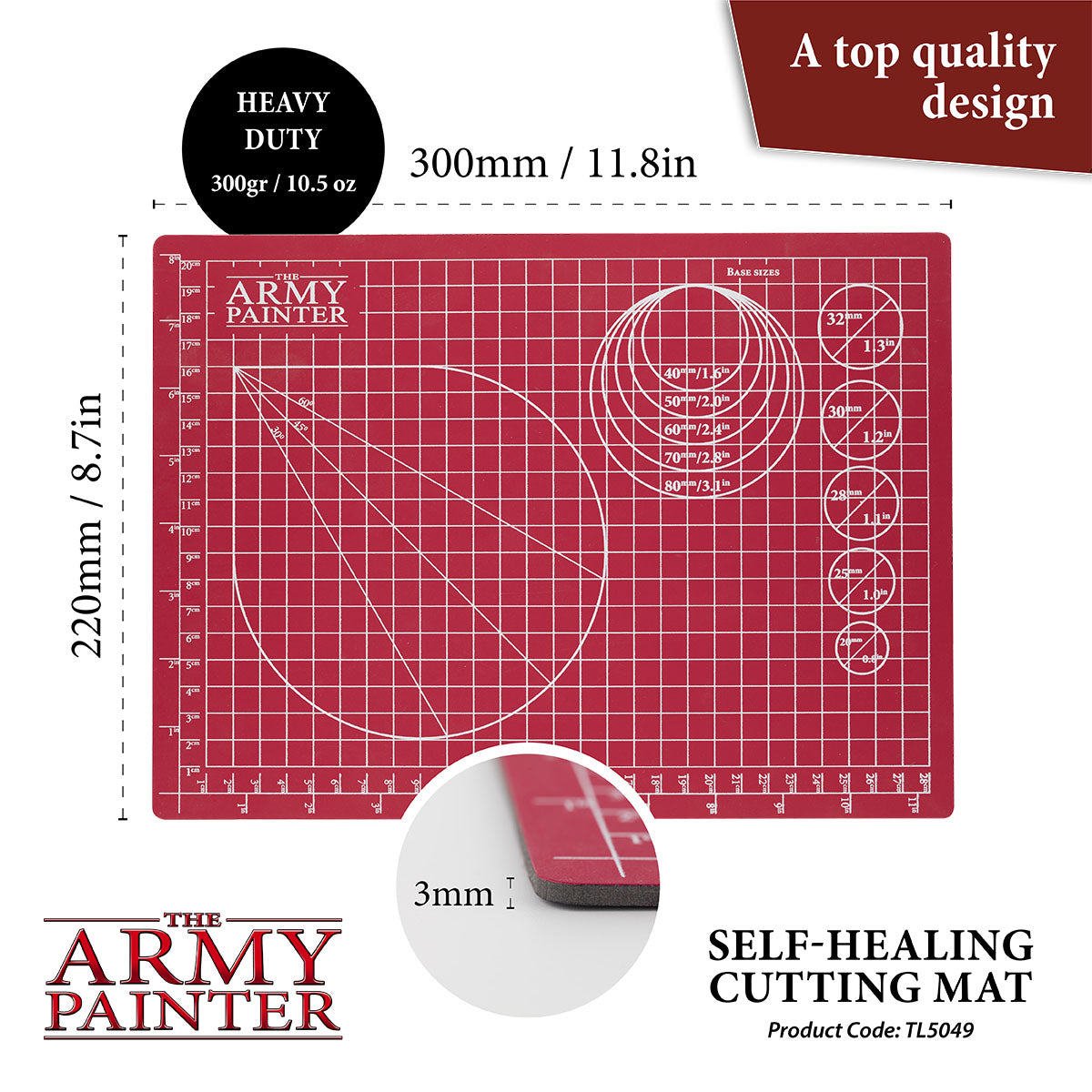 Self Healing Cutting Mat - Durable, Non-Slip Craft Mat for Sewing, Quilting & DIY Projects - Perfect for Crafters, Artists & Hobbyists - Use for Fabric, Paper & Vinyl Cutting