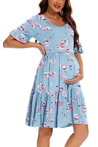 Floral Blue Orange
