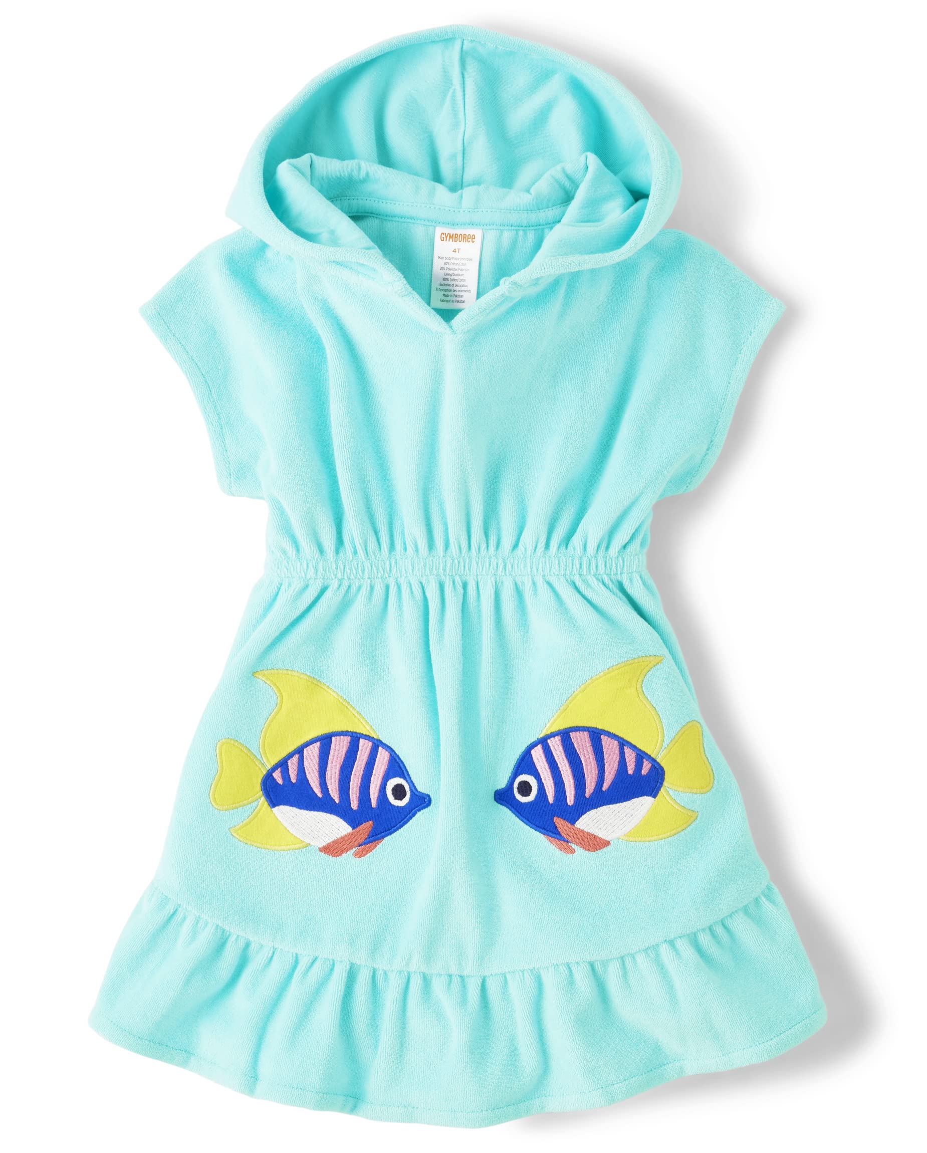Gymboree Girls & Toddler Swim Cover Ups - Cute Beachwear Swimwear Cover Up for Pool, Beach & Summer Outings