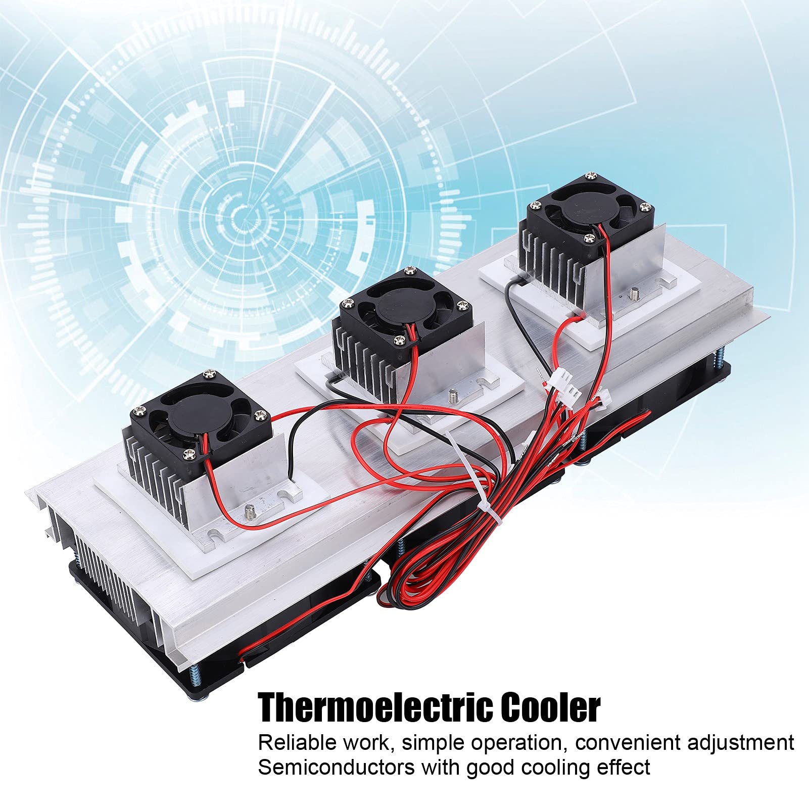 Thermoelectric Cooler for Small Spaces - No Vibration Semiconductor Refrigeration for Lab Equipment