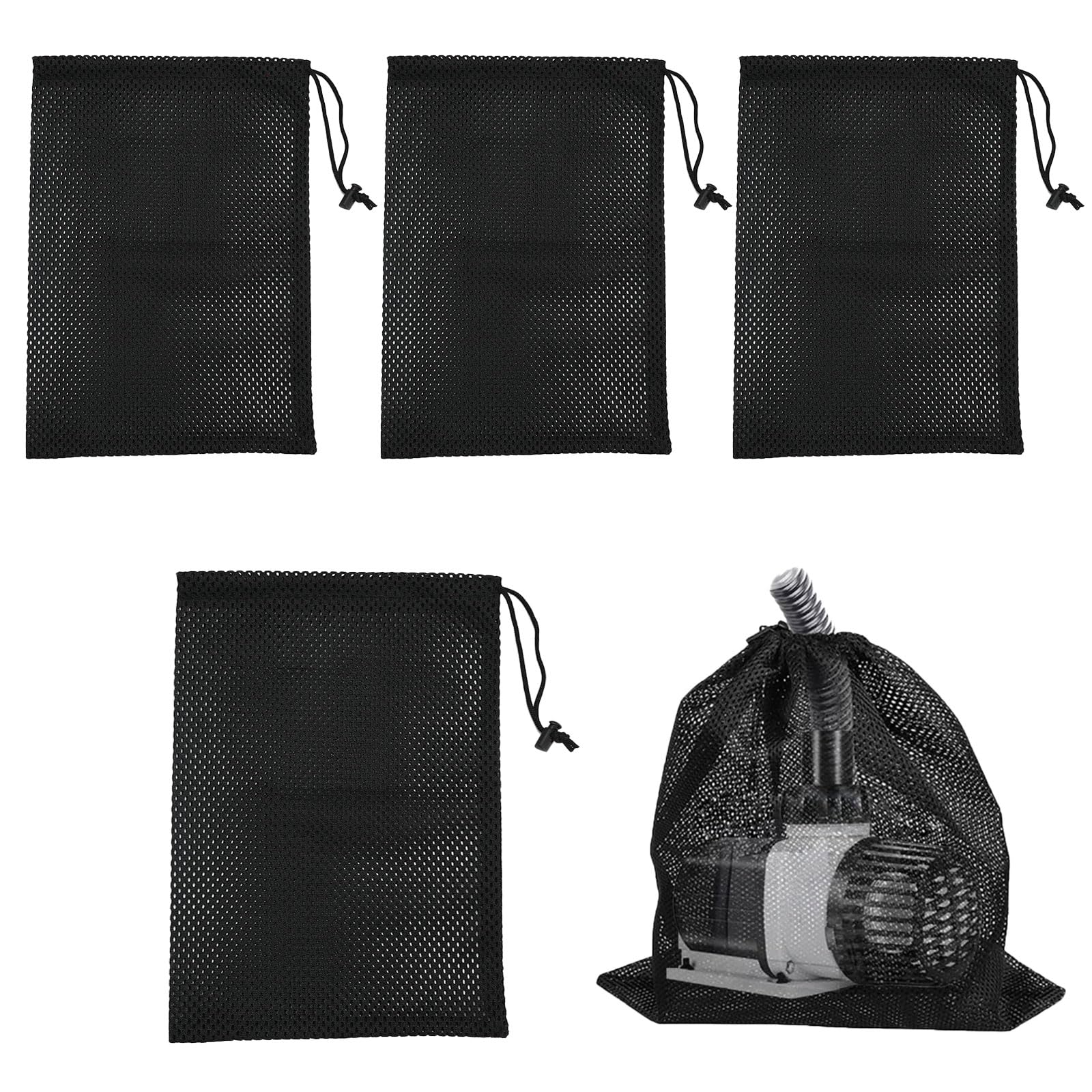 4 Pcs Pump Filter Bags for Aquarium Pond Garden - Mesh Net Bags for Water Filtration