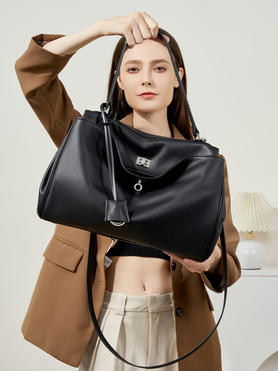 Premium Spacious Soft Leather Tote Bag for Women - Stylish & Durable Work, Travel & Everyday Carry Purse - Perfect for Office, Commute & Shopping