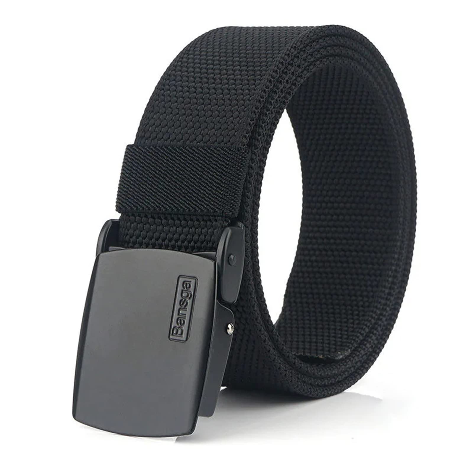 Tactical Belt for Men - Heavy Duty Military Grade Nylon Canvas Belt with Metal Buckle | Outdoor, Hiking, Camping & Survival Gear