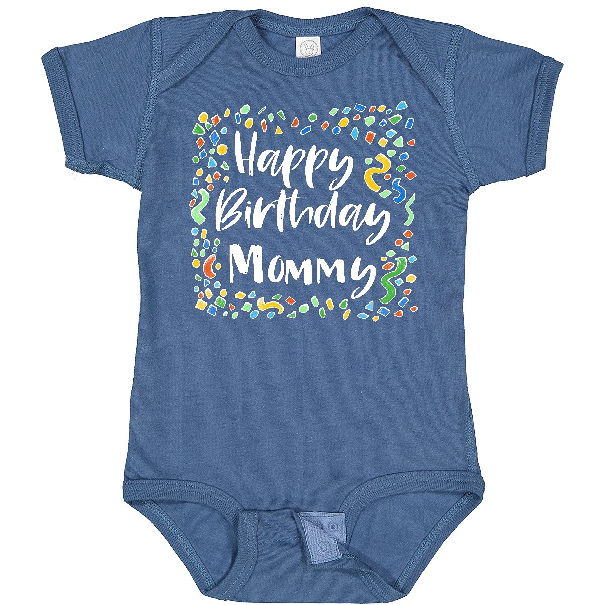 Inktastic Happy Birthday Mommy Baby Bodysuit - Cute Infant Onesie for Birthday Celebrations, Baby Showers & Photo Shoots
