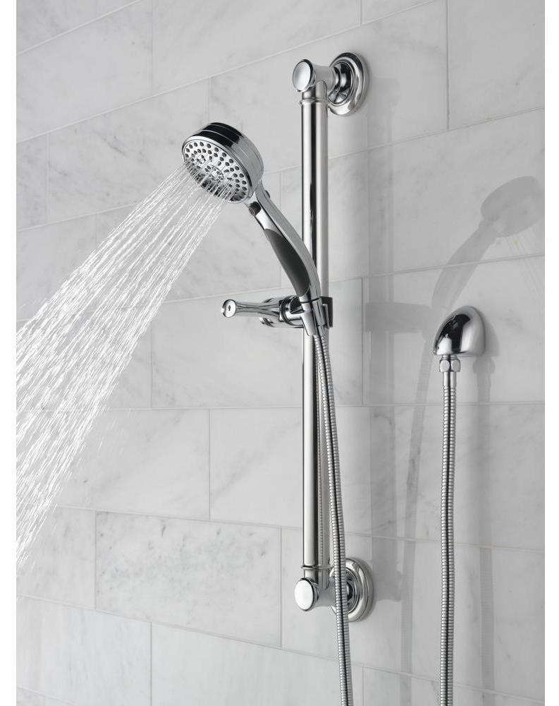 Delta ActivTouch 9-Setting Handheld Shower Head with Slide Bar - Chrome Finish 51900 | High Pressure Shower for Spa-Like Experience | Perfect for Bathroom Renovation & Relaxation