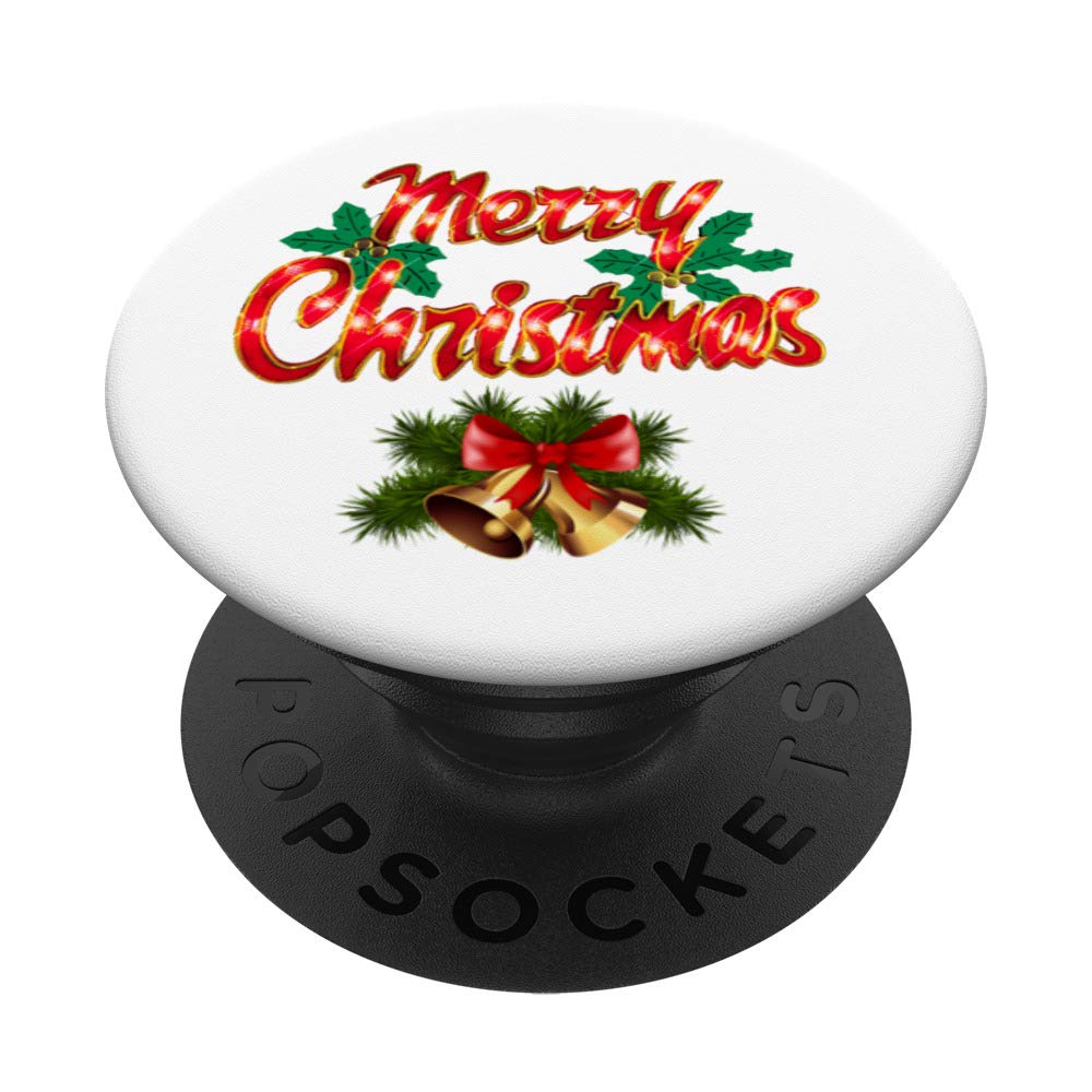 Christmas PopSockets Phone Grip & Stand - Expandable Phone Holder for iPhone, Samsung & Tablets - Perfect Holiday Gift for Stocking Stuffers & Everyday Use