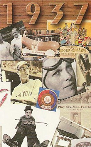 1937 Vintage Birthday Card - Unique Retro Greeting Card for 1937 Birthdays (C13) - Perfect for Milestone Celebrations & Nostalgic Gifts