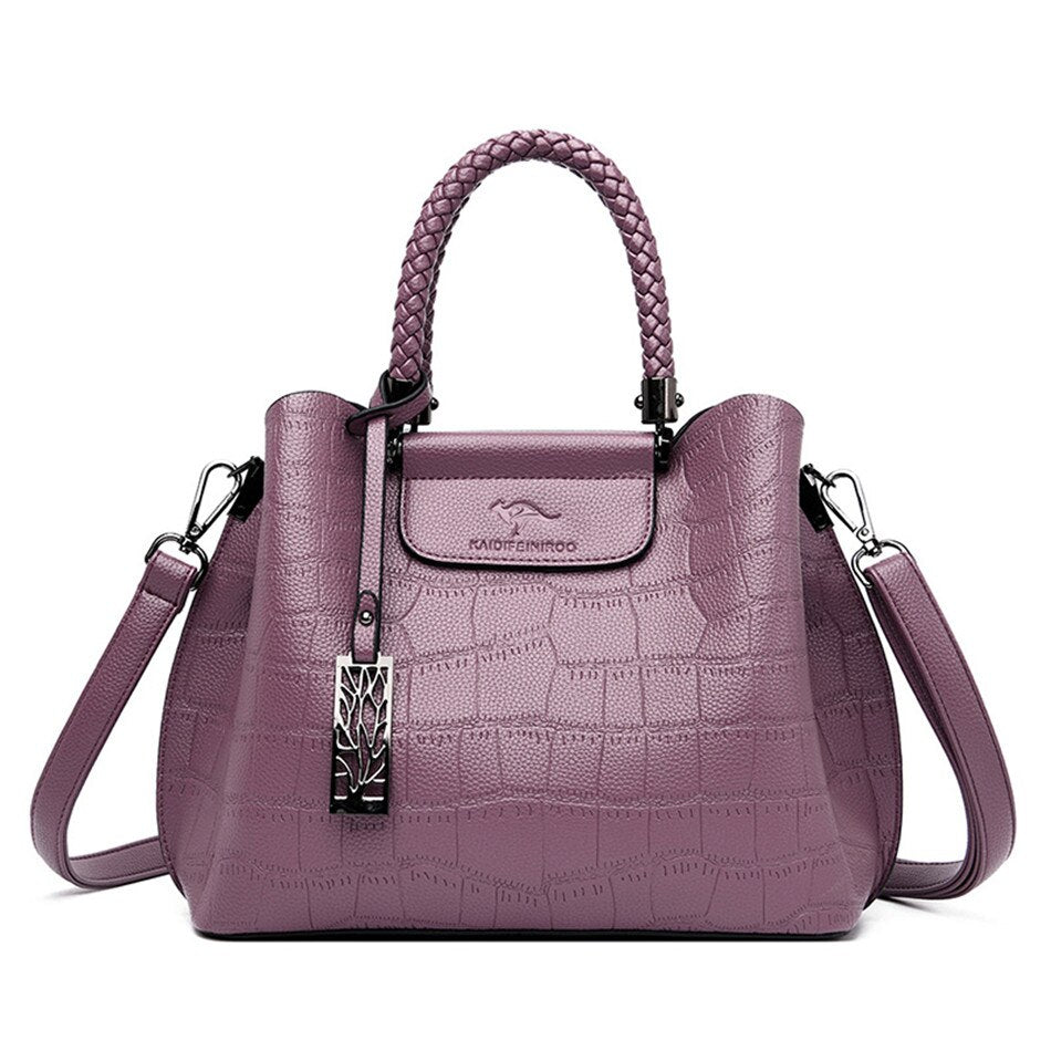 Women's Designer Handwoven Top Handle Bag - Elegant & Durable for Work, Travel & Everyday Use