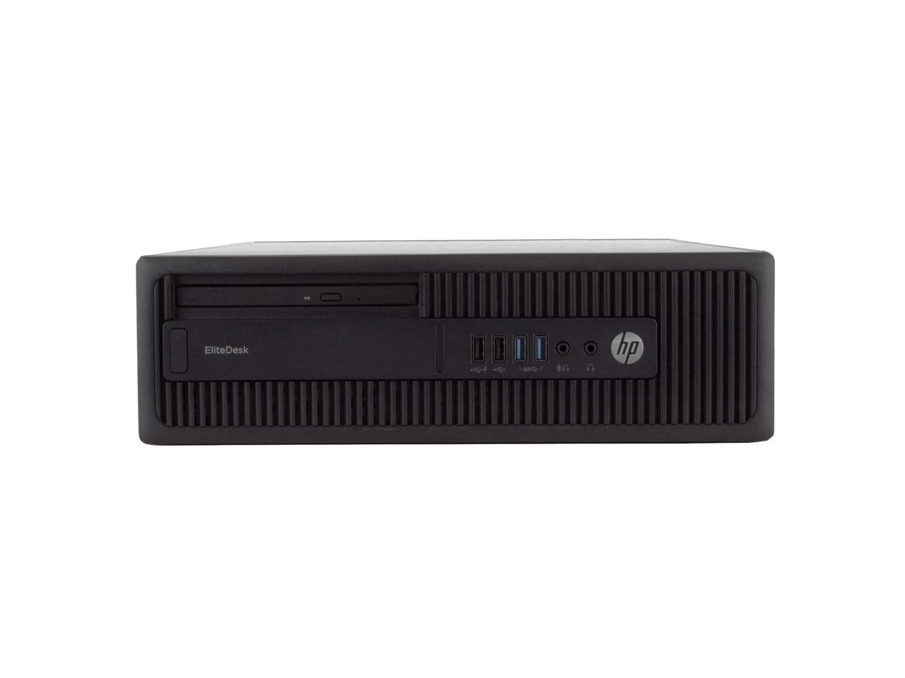 HP EliteDesk 800 G2 SFF Business Desktop PC - Intel Core i5-6500 Quad-Core 3.6GHz, 16GB DDR3 RAM, 512GB SSD, WiFi, Windows 10 Pro - Triple Monitor Support for Office & Home Use