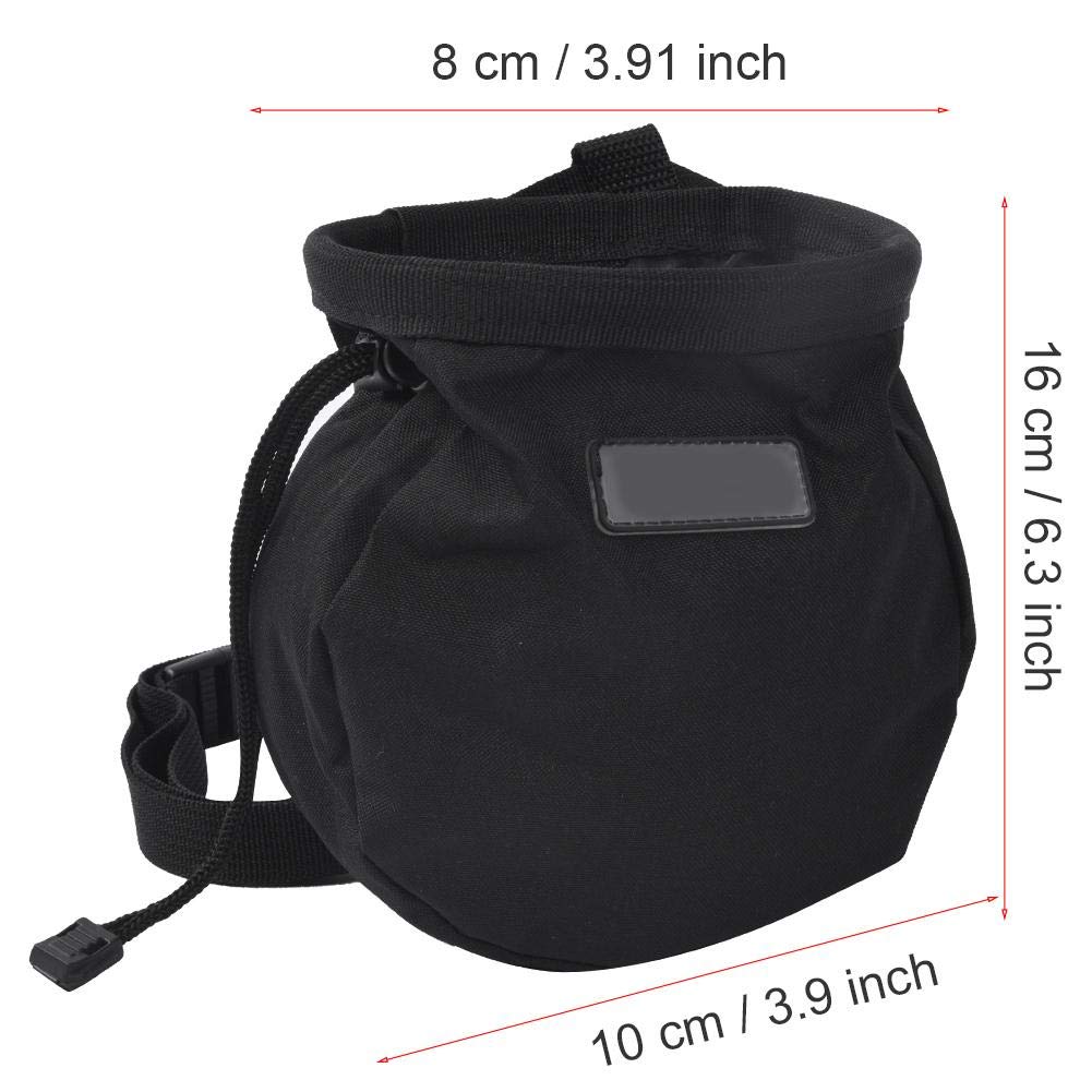 Best Rock Climbing Chalk Bag with Zipper - Durable Metal Powder Pouch for Outdoor Climbing & Bouldering - Waist Belt Chalk Storage for Gym Training & Sports