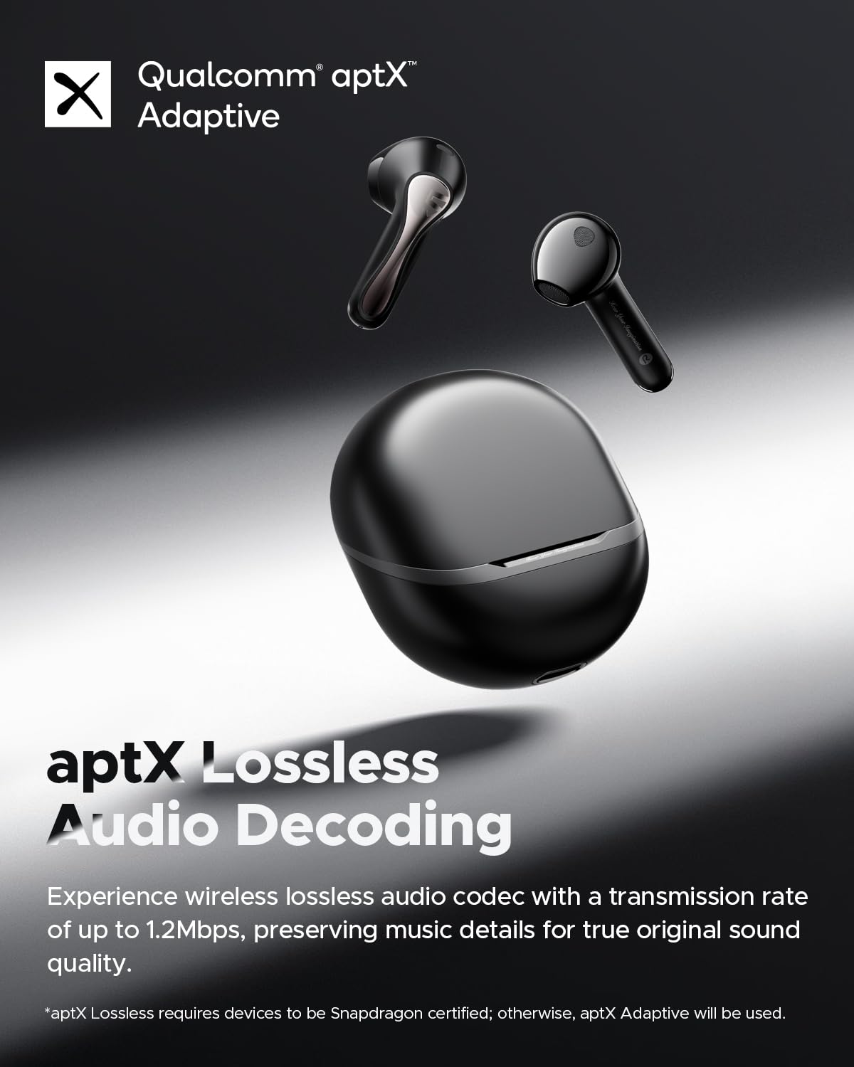 SoundPEATS PearlClip Pro & Air5 Wireless Earbuds - Bluetooth 5.3 Headphones with ANC, 30H Playtime, IPX5 Waterproof for Gym, Running, Workout & Commuting
