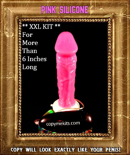 Copy Me! XXL Penis Casting Kit - Pink Suction Cup Waterproof Vibrator, DIY Dildo Maker for Home Use (Up to 12 Inches) - Perfect for Couples Play, Adult Toys Collection & Sensual Exploration