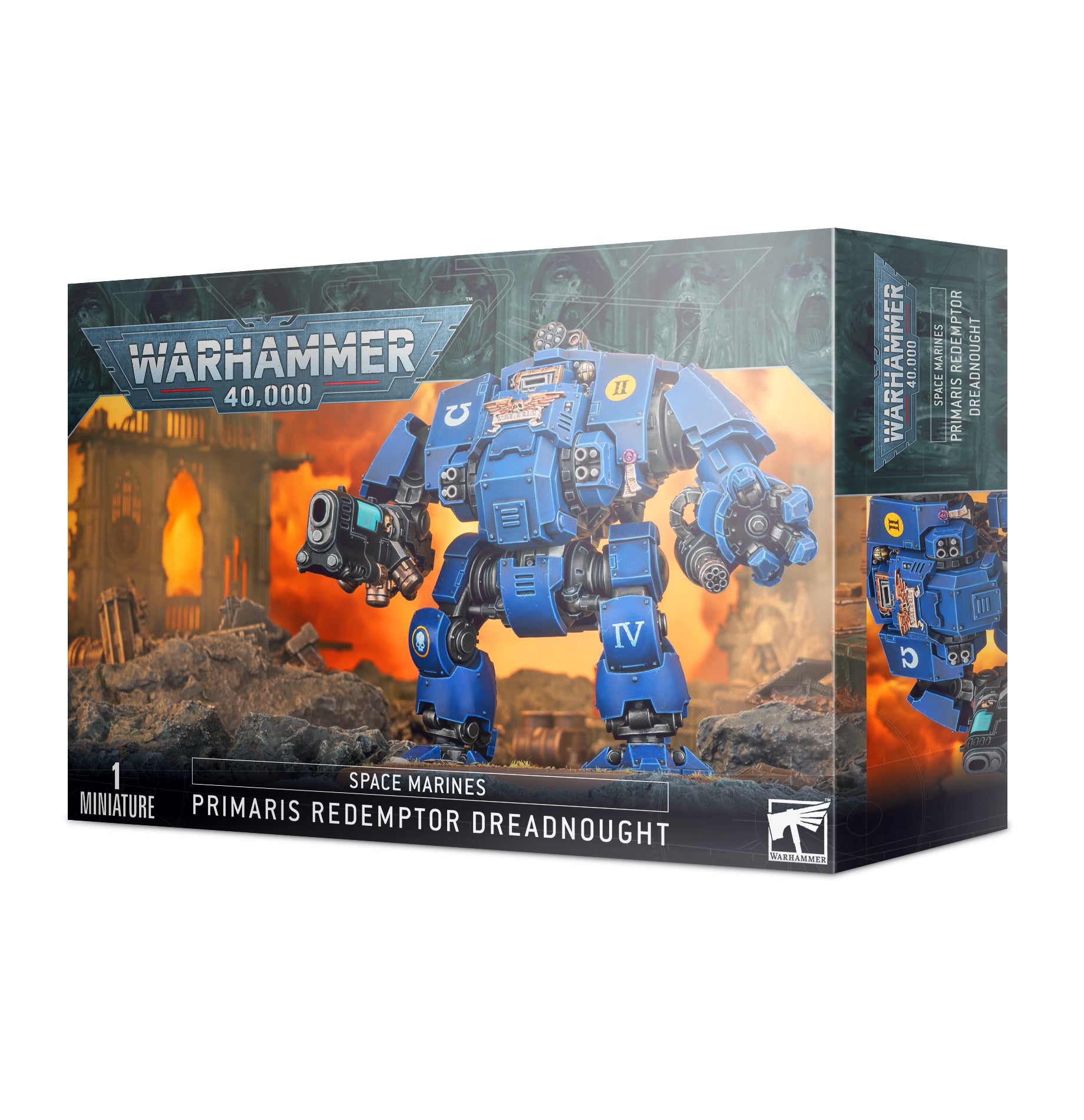 Warhammer 40K Primaris Redemptor Dreadnought Space Marines Model Kit - Perfect for Tabletop Gaming, Collecting & Painting Hobbyists