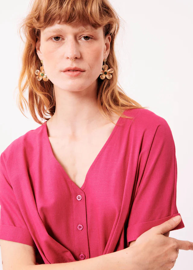 Chelsie Sage Green Earrings - Dainty Stud Earrings for Women, Hypoallergenic & Lightweight - Perfect for Everyday Wear, Office & Casual Outfits