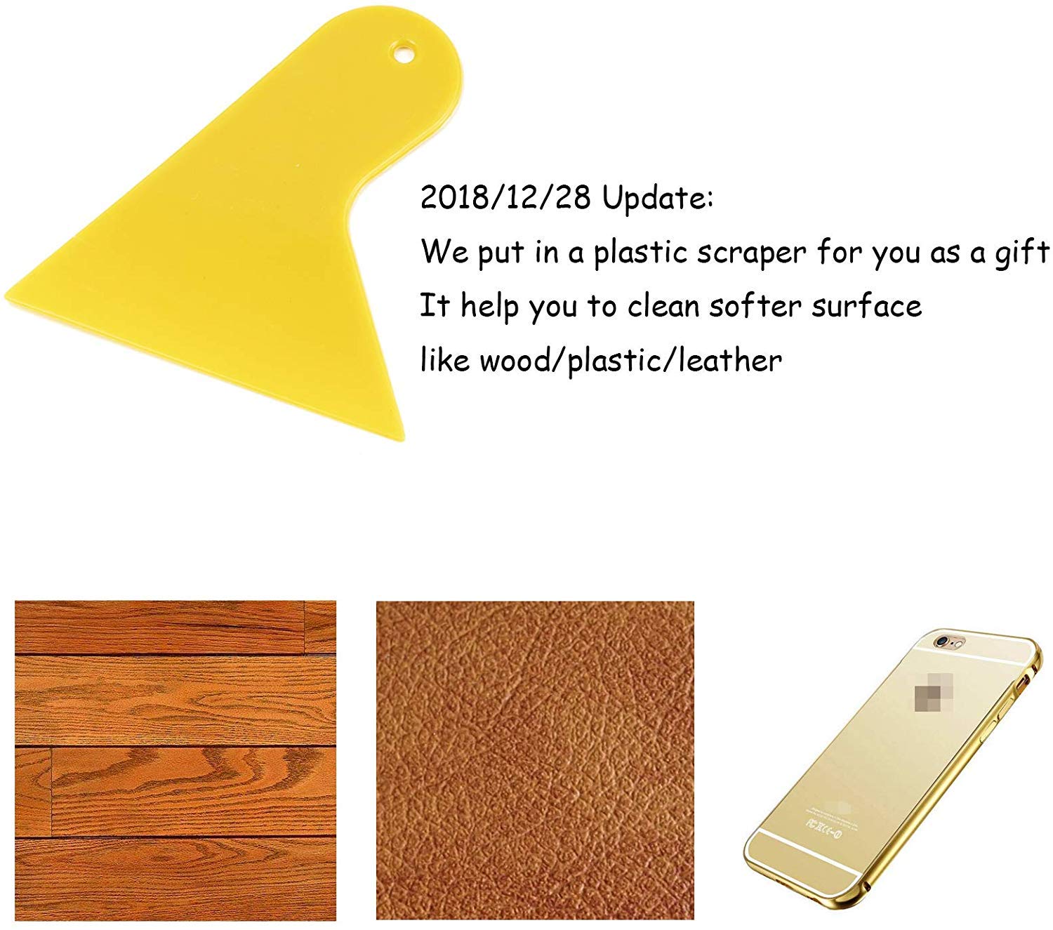 LDS Industry Extendable Razor Blade Scraper - Window Glass, Windshield, Tile, Granite Wall Cleaning Tool - Paint Sticker & Gum Remover - Stove Cleaner (SCRP-A) - Perfect for Home, Kitchen & Auto Detailing