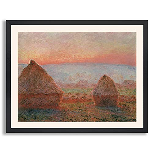 Haystacks at Giverny the Evening Sun
