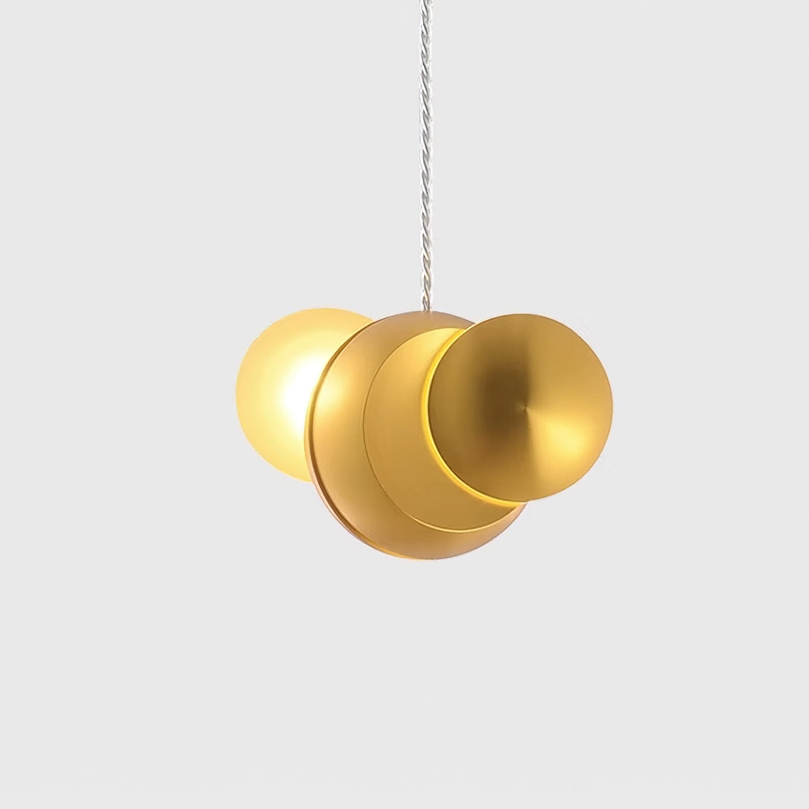Modern Circular Cluster Pendant Light - 6-Light Chandelier for Dining Room, Kitchen Island & Living Room - Adjustable Hanging Fixture with Clear Glass Shades - Industrial Farmhouse Lighting Decor