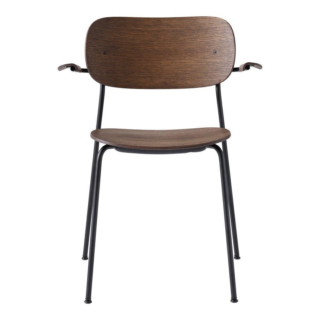 Modern Wooden Dining Chair with Armrests - Comfortable & Stylish for Kitchen, Dining Room, or Breakfast Nook
