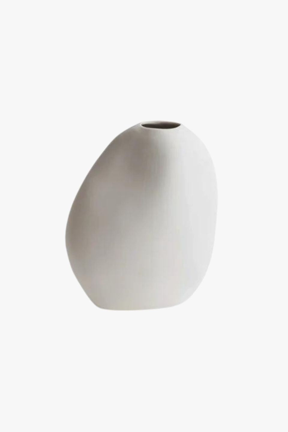 Harmie Percy White XL Vase - Large Modern Ceramic Flower Vase for Home Decor, Wedding Centerpieces & Office Tabletop Arrangements