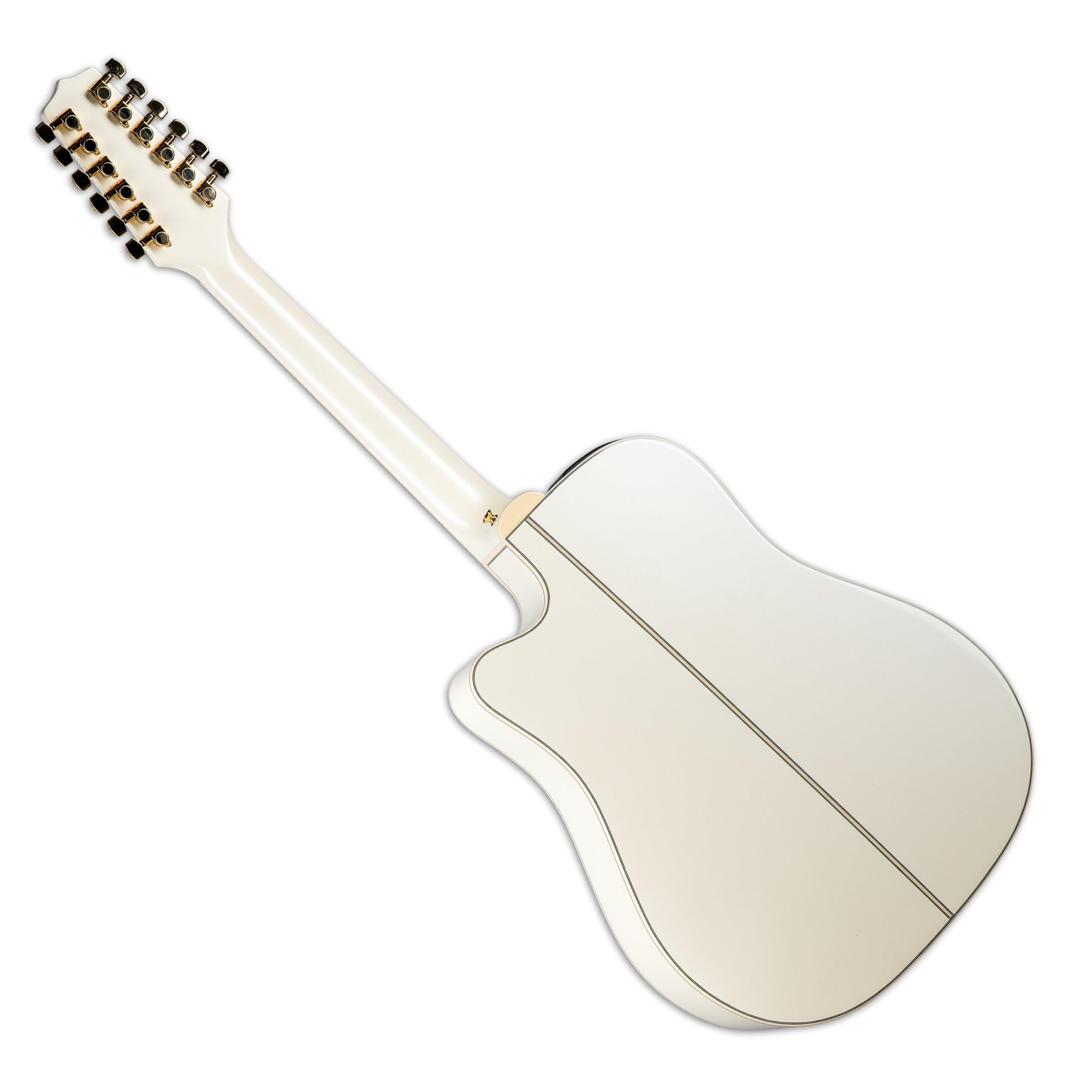 Takamine GD-37CE PW 12-String Acoustic-Electric Guitar in Pearl White - Perfect for Live Performances & Studio Recording