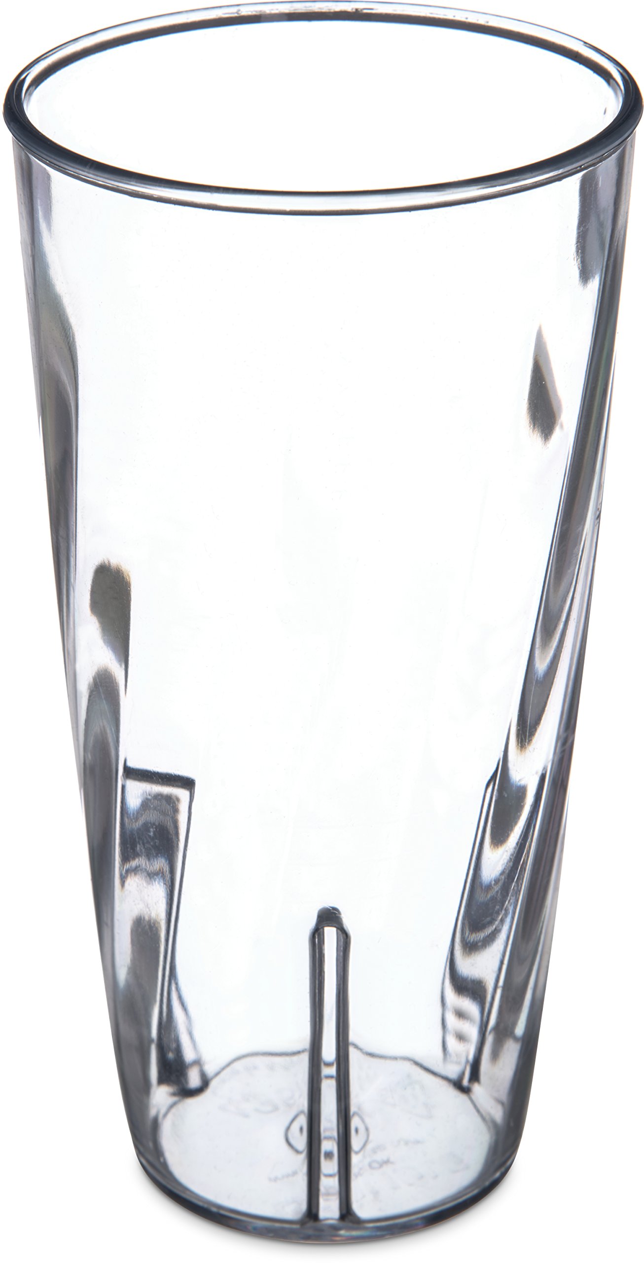 Carlisle FoodService 22oz Clear Polycarbonate Plastic Tumblers with Swirl Design - Durable Cups for Restaurants, Cafes, Parties & Home Use (Pack of 36) - Perfect for Iced Coffee, Smoothies, Cocktails & Beverage Service