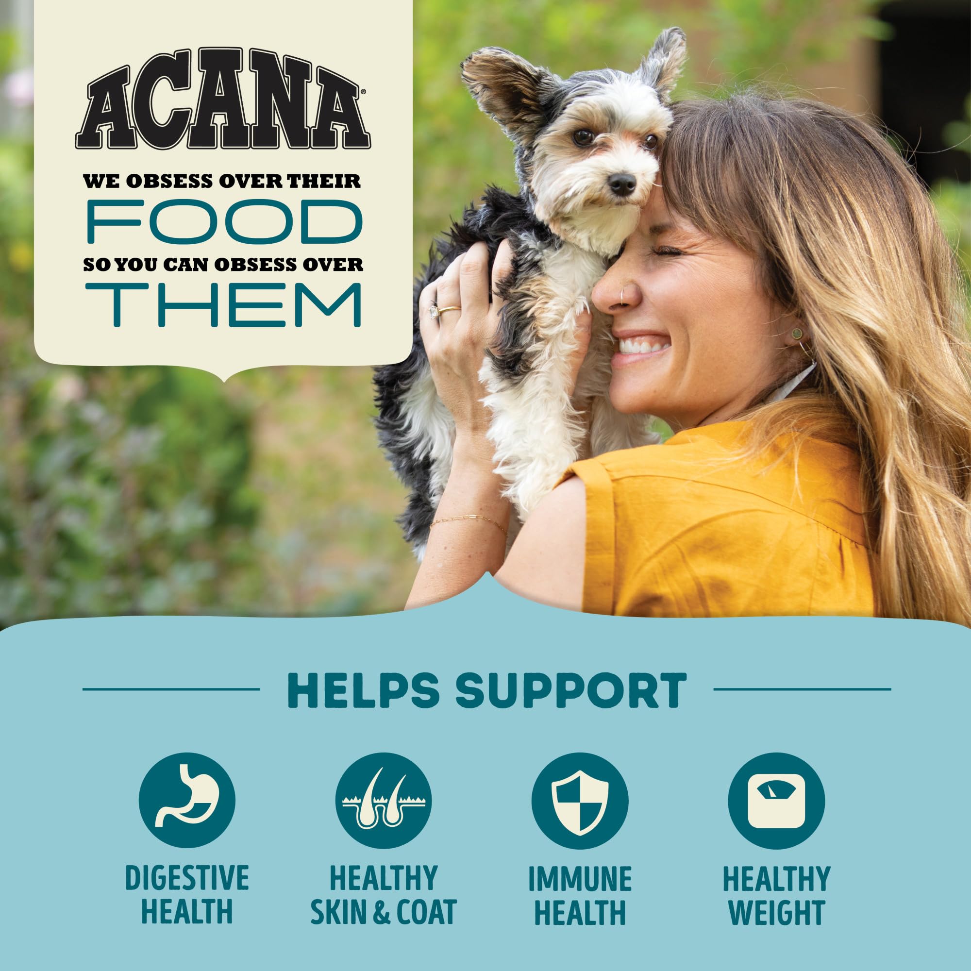 ACANA Grain Free Dry Dog Food for Adult Dogs - Freshwater Fish Recipe, 25lb Bag - High Protein, Natural Ingredients for Healthy Skin & Coat - Perfect for Active Dogs & Outdoor Adventures