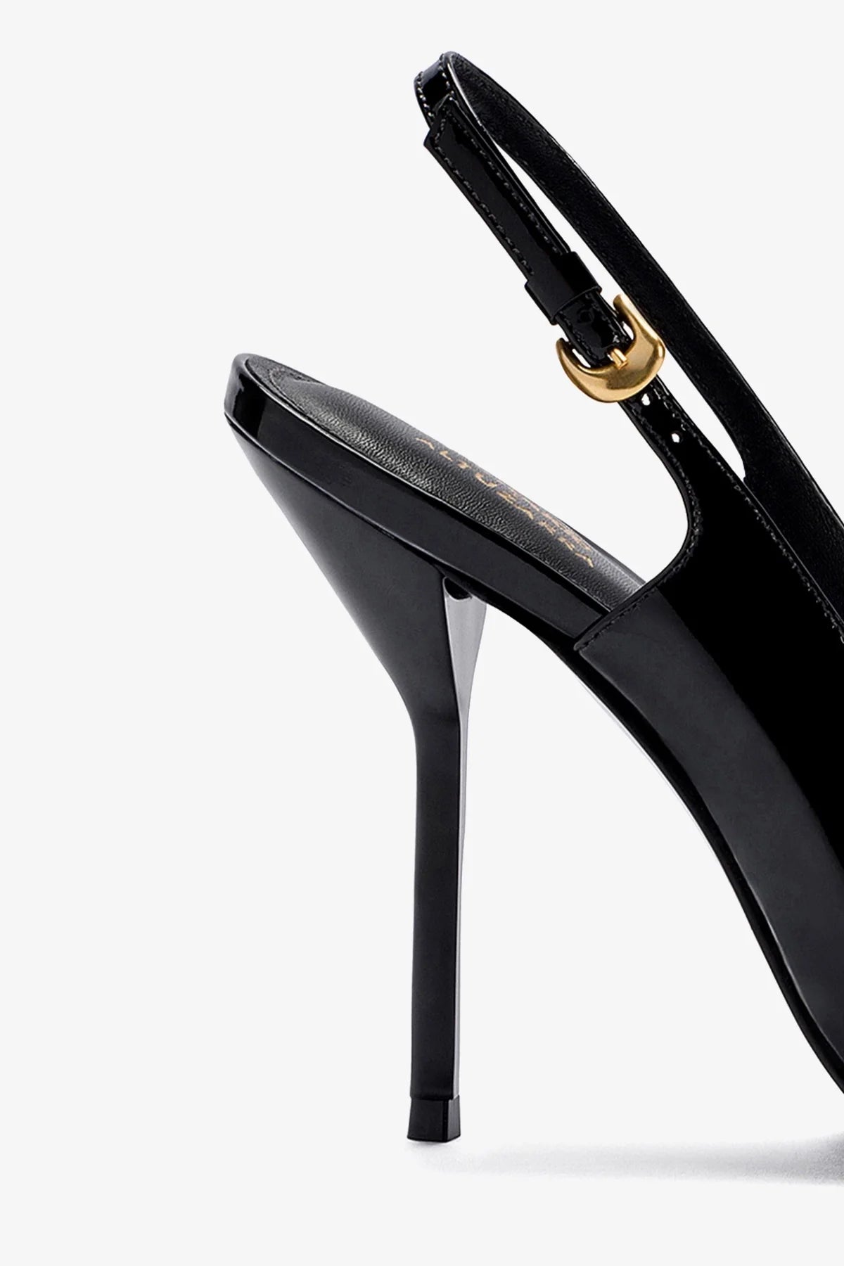 Larroudé x Altuzarra Black Patent Leather Pumps - Elegant High Heels for Women, Perfect for Parties, Weddings & Office Wear