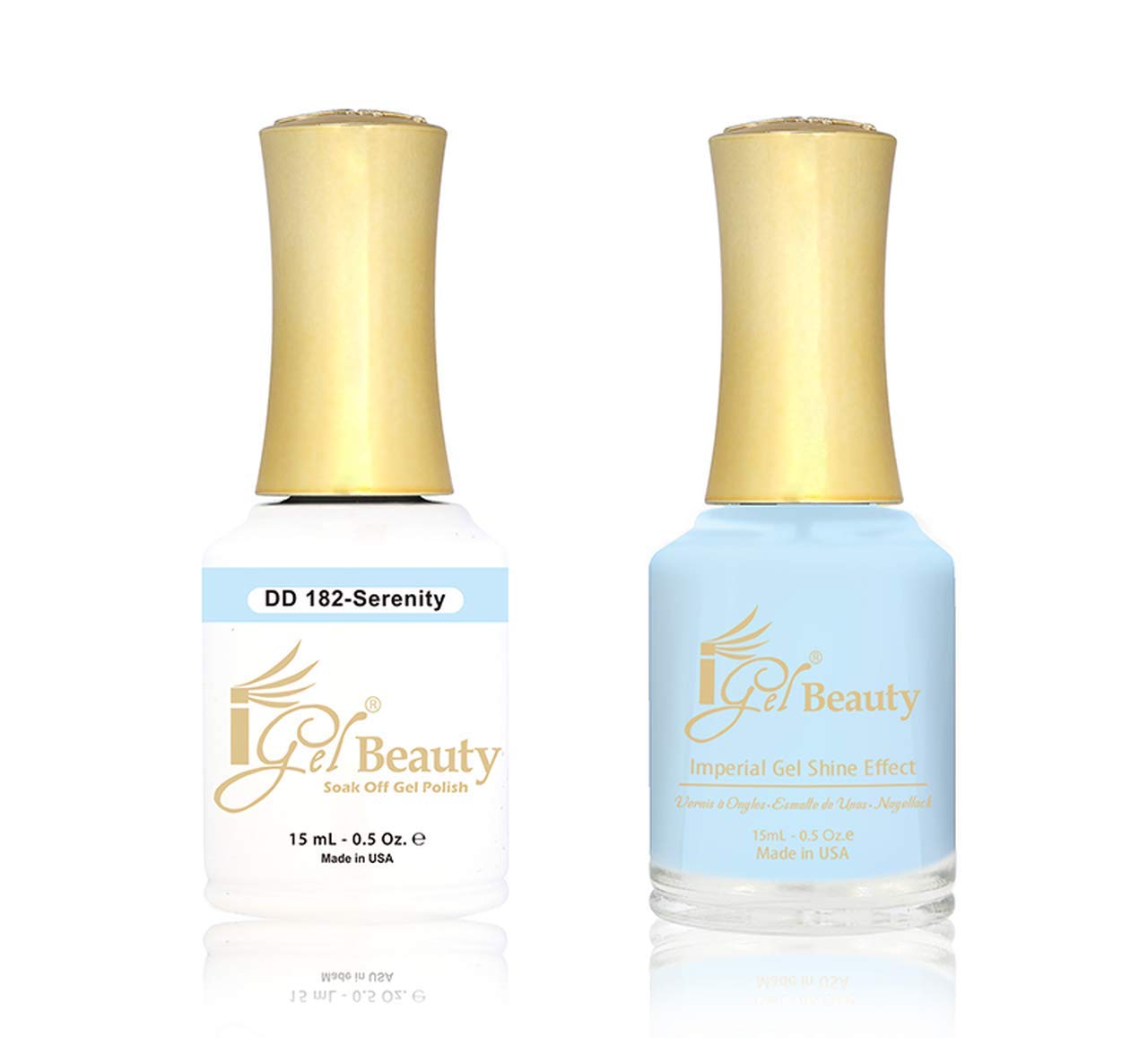 iGel Pure Gel Nail Polish DD182 Serenity for Salon & Home Use