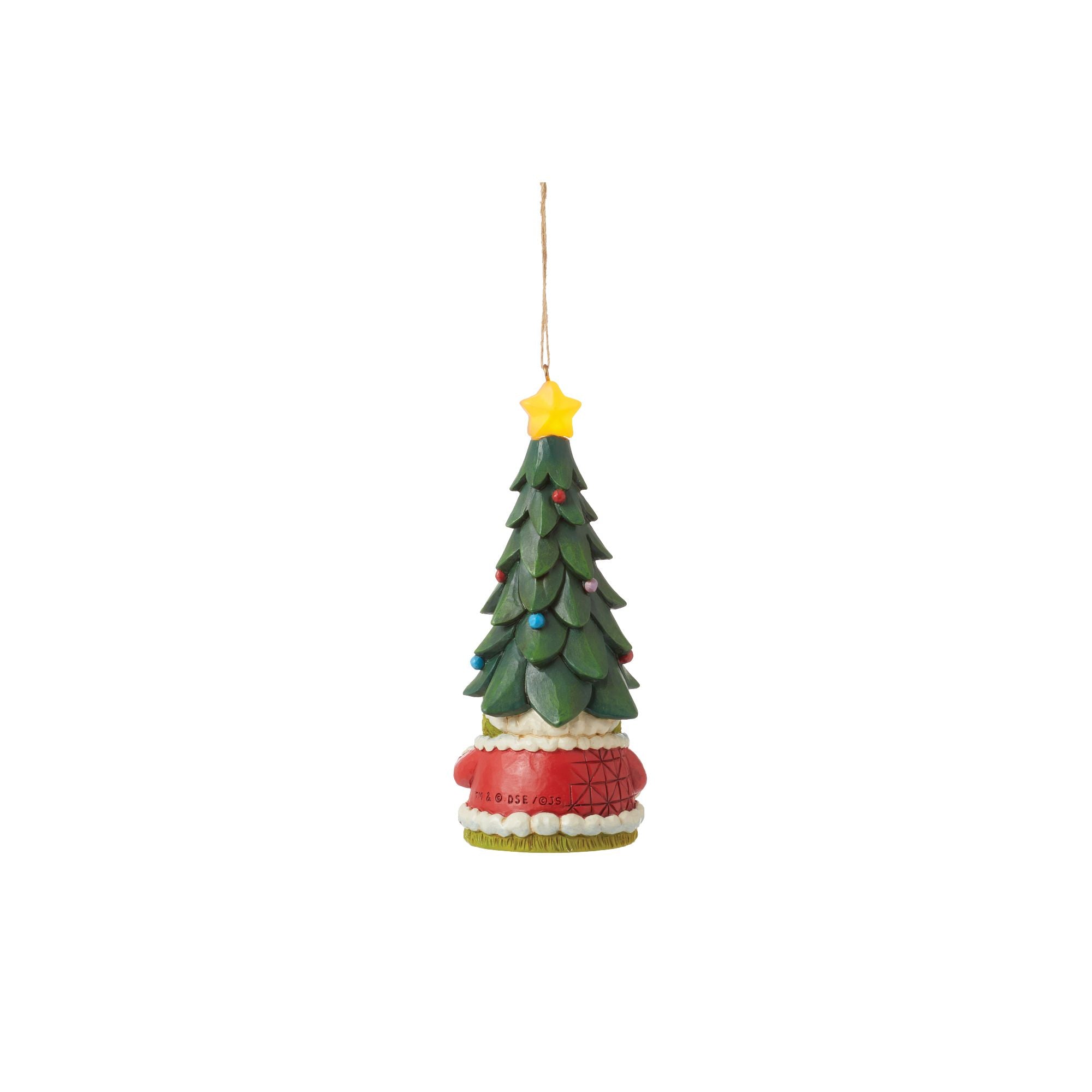 Festive Grinch Gnome with Christmas Tree Hat - Perfect for Holiday Decor, Party Favors & Gift Giving