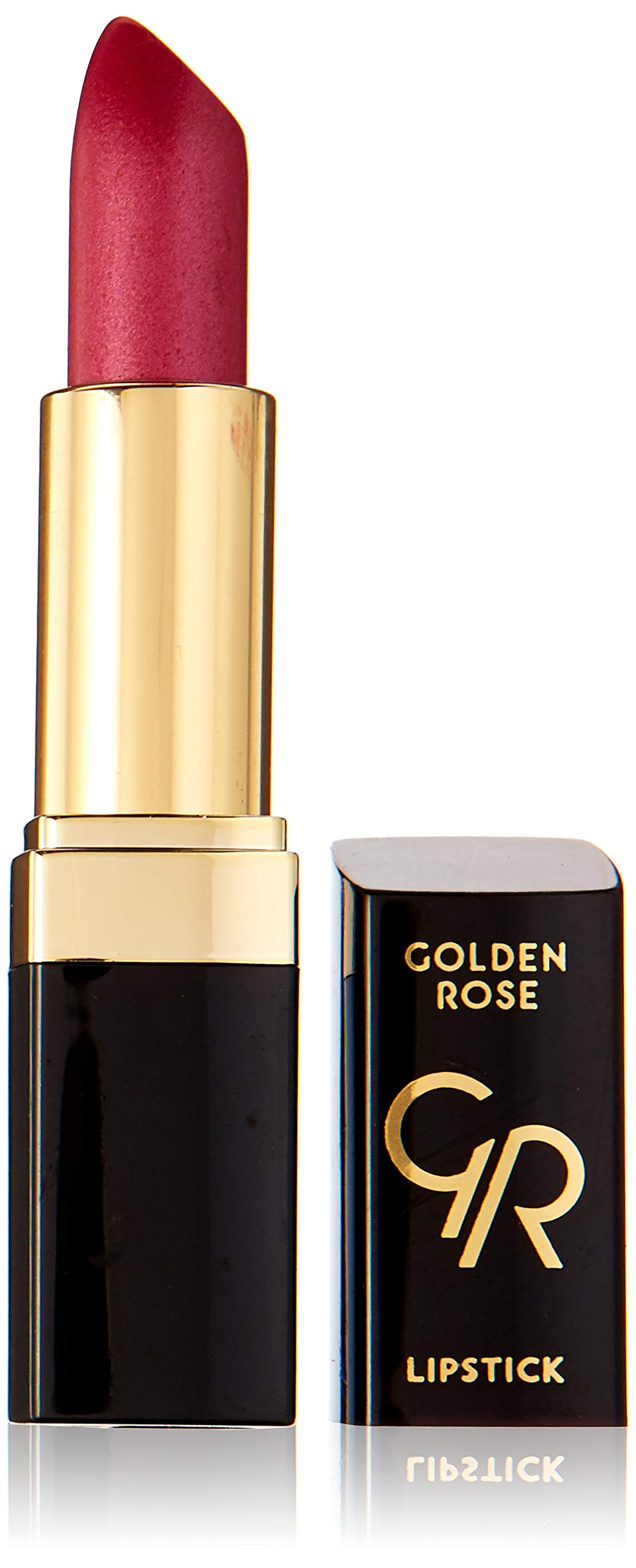 Golden Rose Lipstick - Frosted Bright Pink Long Lasting Matte Lipstick for Women, Perfect for Parties, Date Nights & Everyday Wear