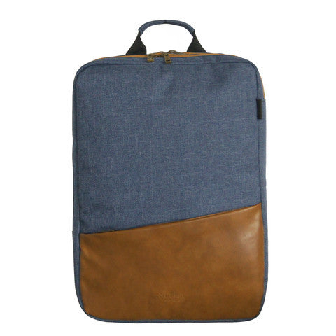 Nifteen Canvas Dual Backpack for 15 Inch Laptop - Waterproof Travel Backpack with USB Charging Port, School College Backpack for Men & Women, Perfect for Work, Commuting & Outdoor Adventures