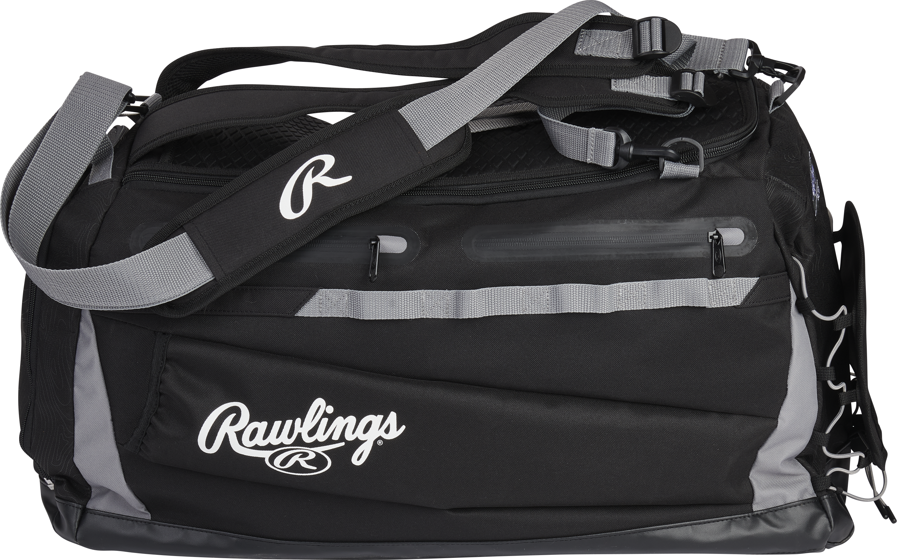 Rawlings Mach Hybrid Duffle Bag - Large Sports Gym Bag for Baseball, Football & Travel - Durable Training Equipment Storage with Multiple Pockets | Perfect for Athletes, Gym Enthusiasts & Weekend Getaways