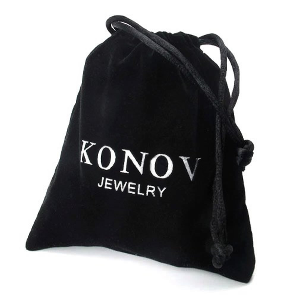 KONOV Men's Stainless Steel Masonic Ring - Black Freemason Jewelry Size 12 - Perfect for Brotherhood Ceremonies & Secret Society Events