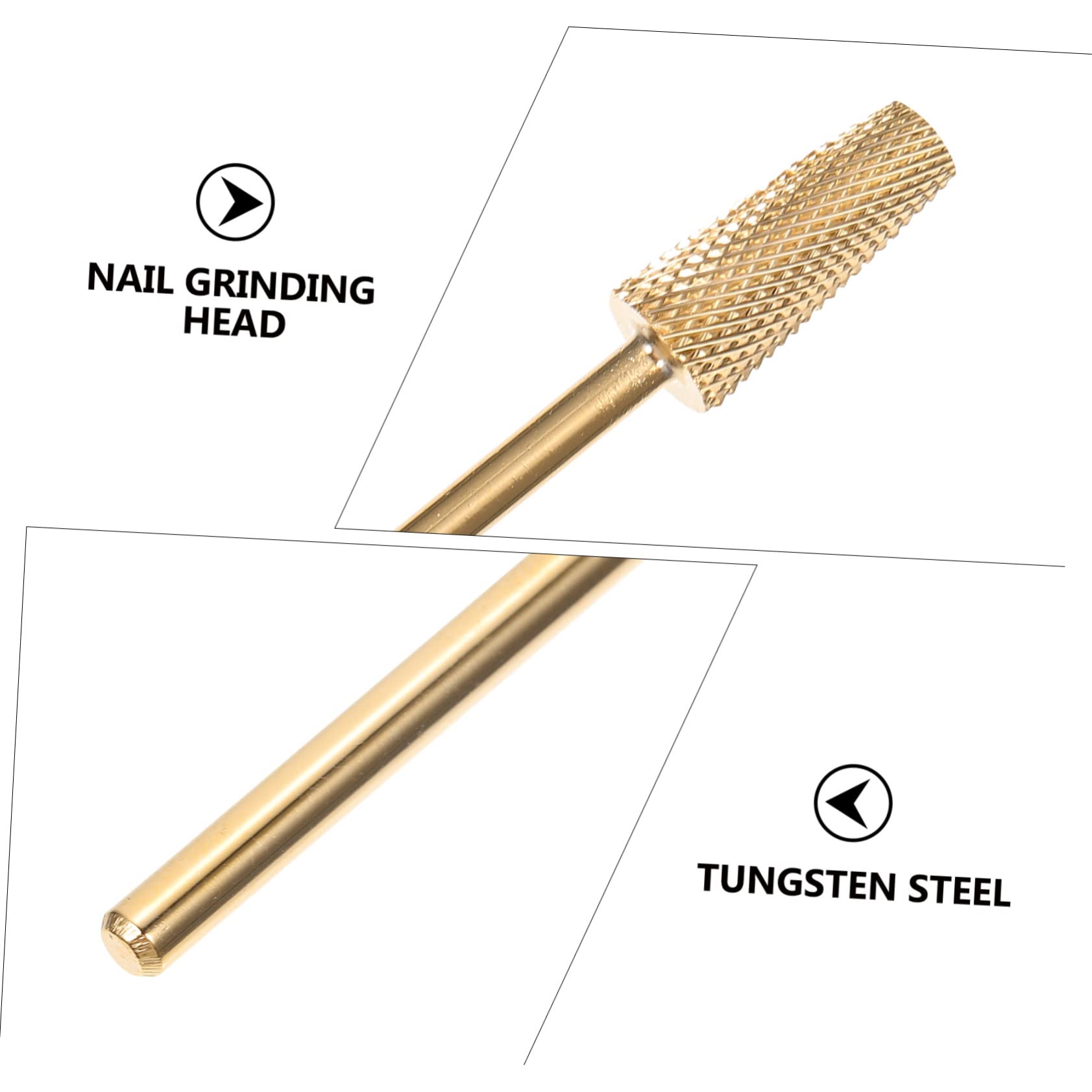 Minkissy Nail Art Grinding Heads - Professional Manicure & Pedicure Grinding Tools for Nail Polishing, Shaping & Design | Perfect for Salon, Home Use & DIY Nail Art Enthusiasts