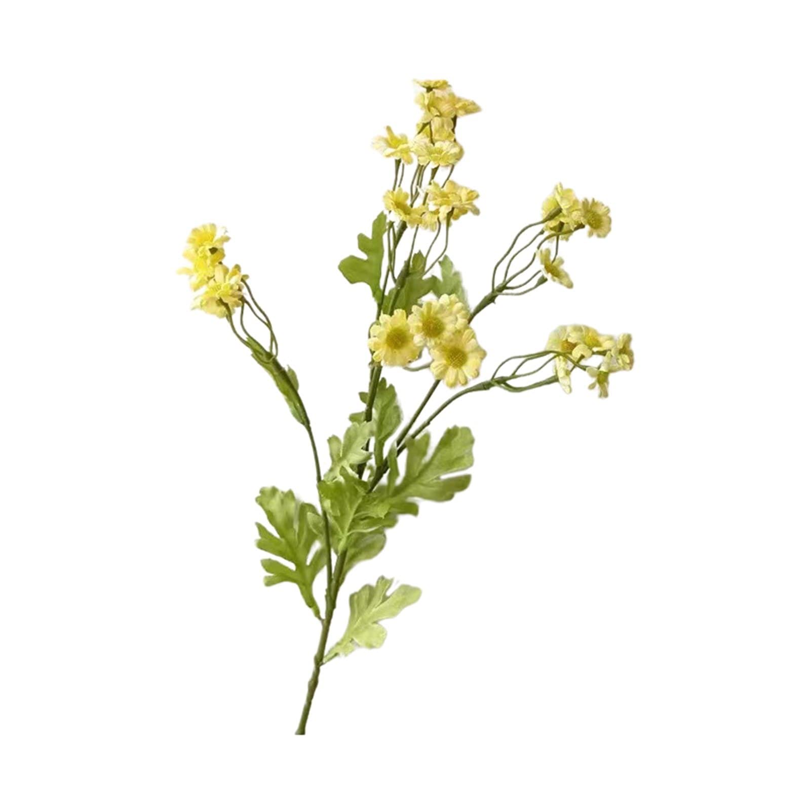 Mosichi Artificial Plants for Home Decor Indoor - Realistic Faux Silk Wildflowers, Vivid Everlasting Fake Flowers for Banquet, Wedding, Office & Living Room Decoration