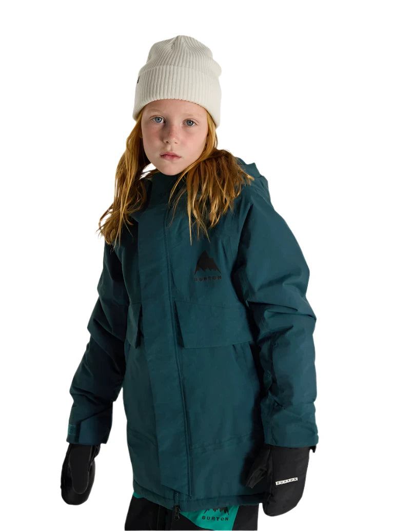 Burton Junior's Ascutney 2L Insulated Jacket 2025 - Waterproof Snow Jacket for Kids & Teens - Warm Winter Coat for Skiing, Snowboarding & Outdoor Activities