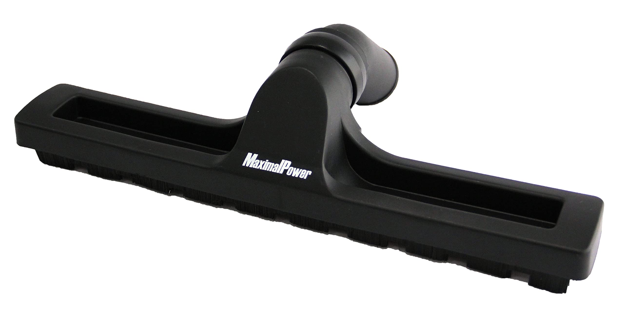 MaximalPower 1-1/4 Inch Hardwood Floor Vacuum Attachment - 360° Swivel Head Multi-Surface Brush for Hard Floors & Carpets - Fits Most 1.25 Inch Vacuum Hoses - Perfect for Pet Hair, Dust & Debris Cleaning in Homes & Offices